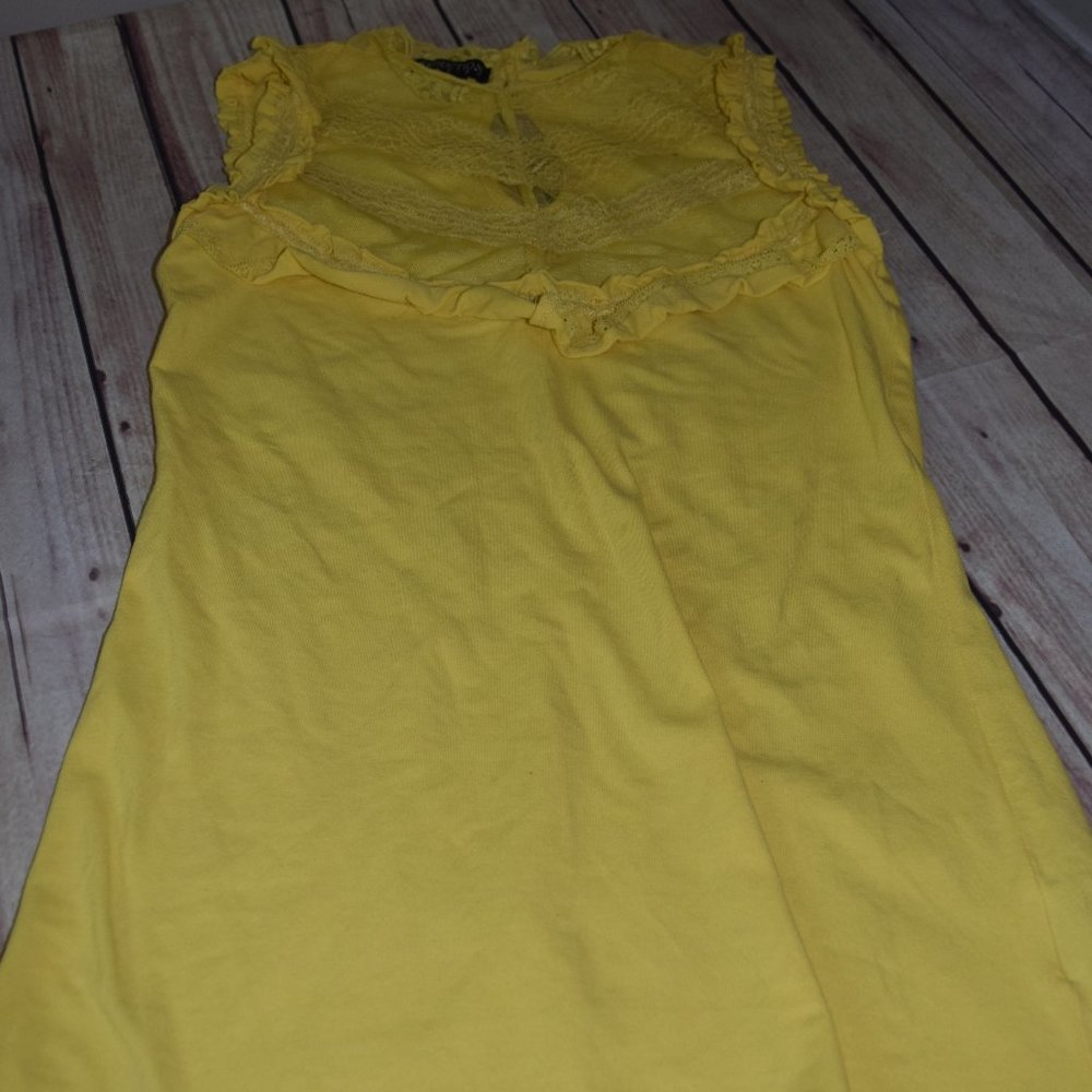 Seduction Yellow Top Women's Size Small